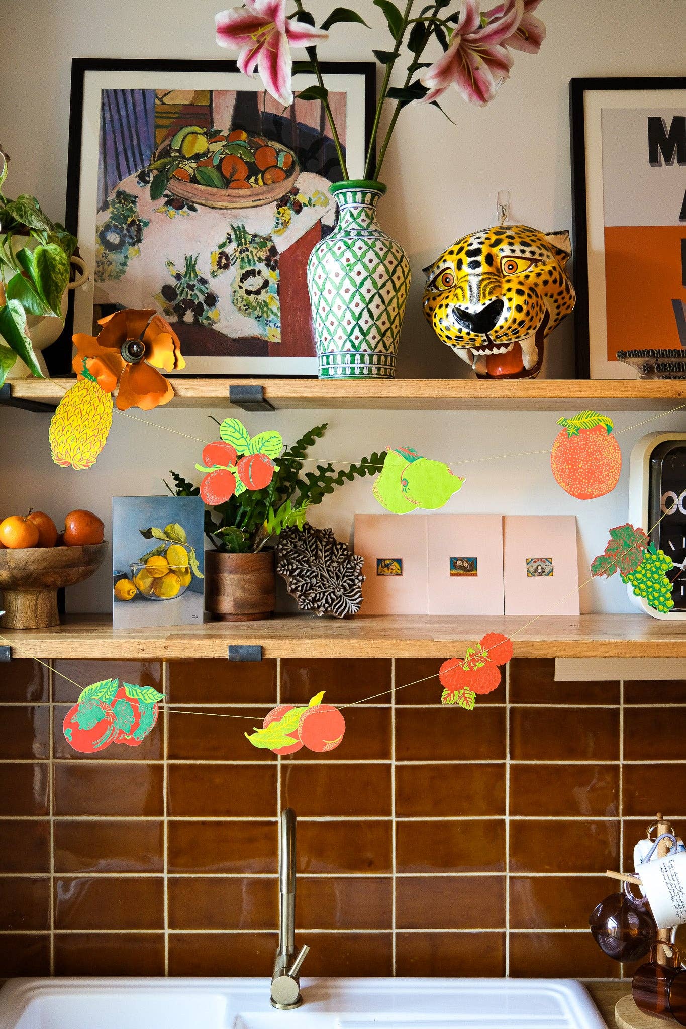 Summer Fruit Paper Garland
