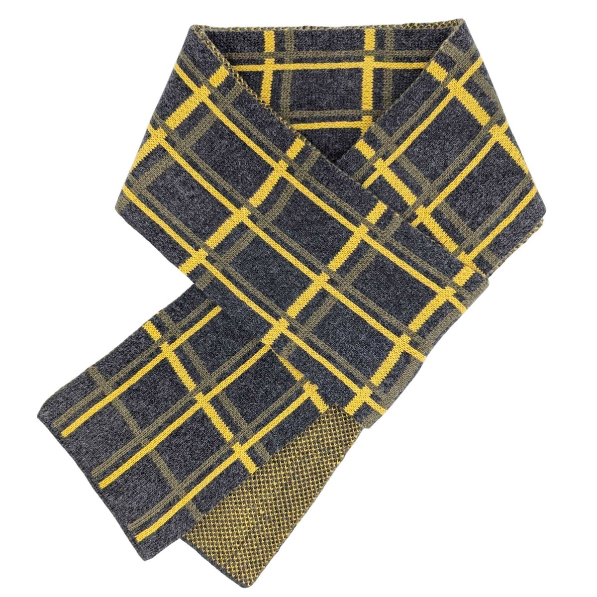 Catherine Tough patterned merino lambswool scarf