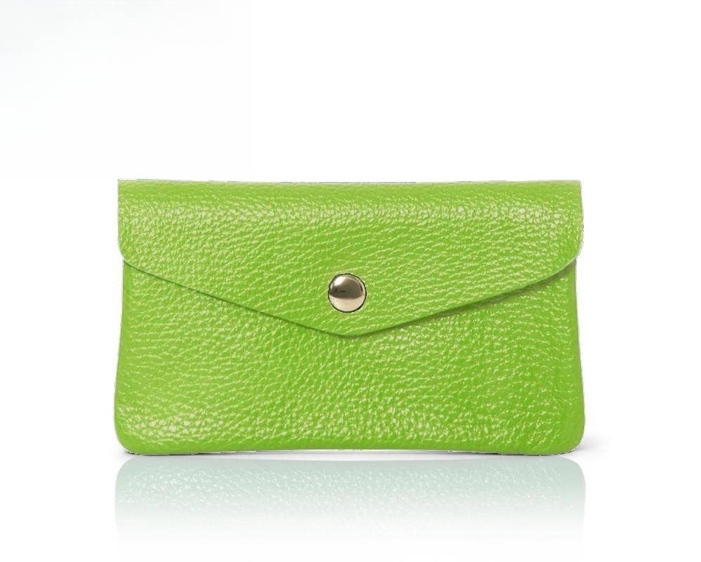 Large Italian Leather Coin Purse