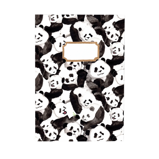 Embarrassment of Pandas A5 Recycled Notebook