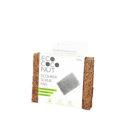 Coconut Scourer Scrub Pads (2 Pack)