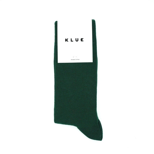 KLUE Organic solid Socks | Green