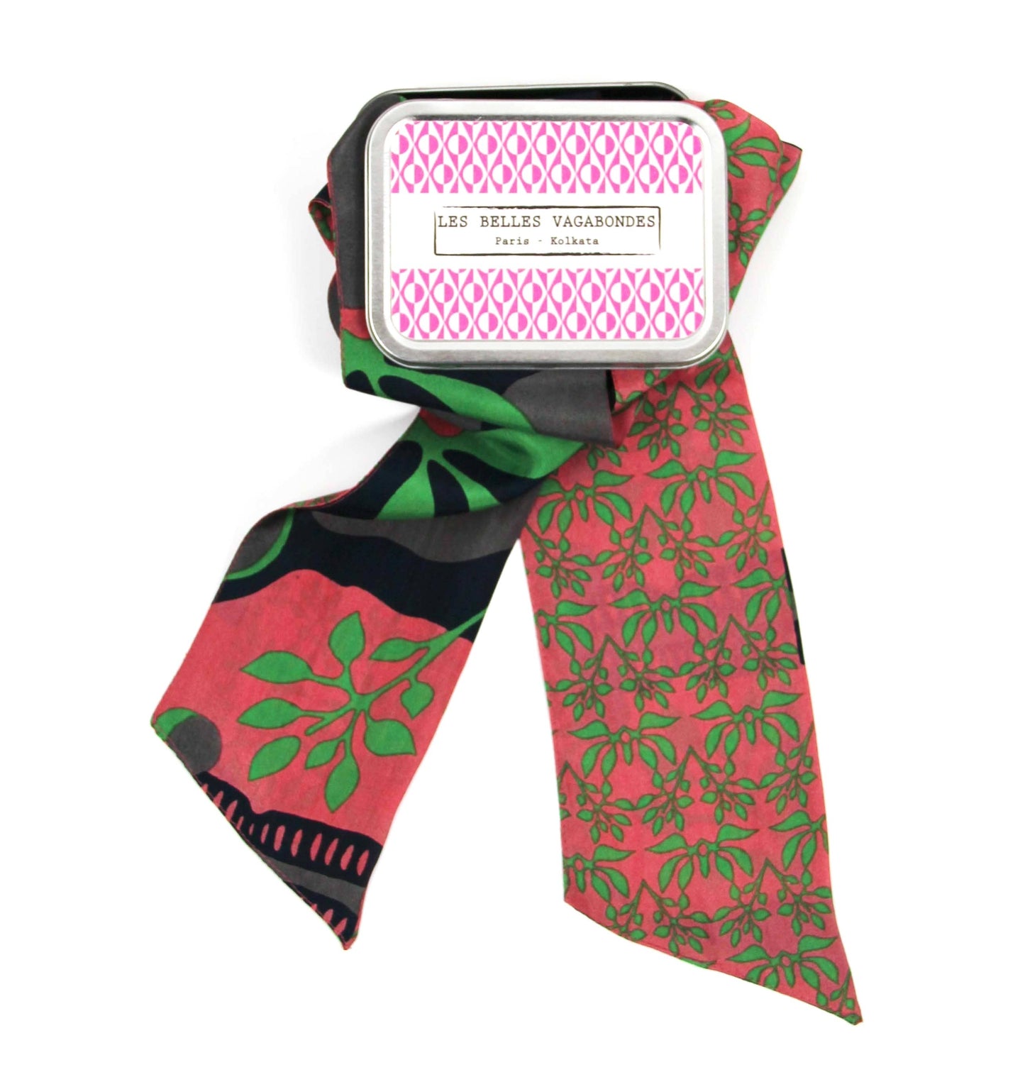 Green Ivy Skinny Scarf