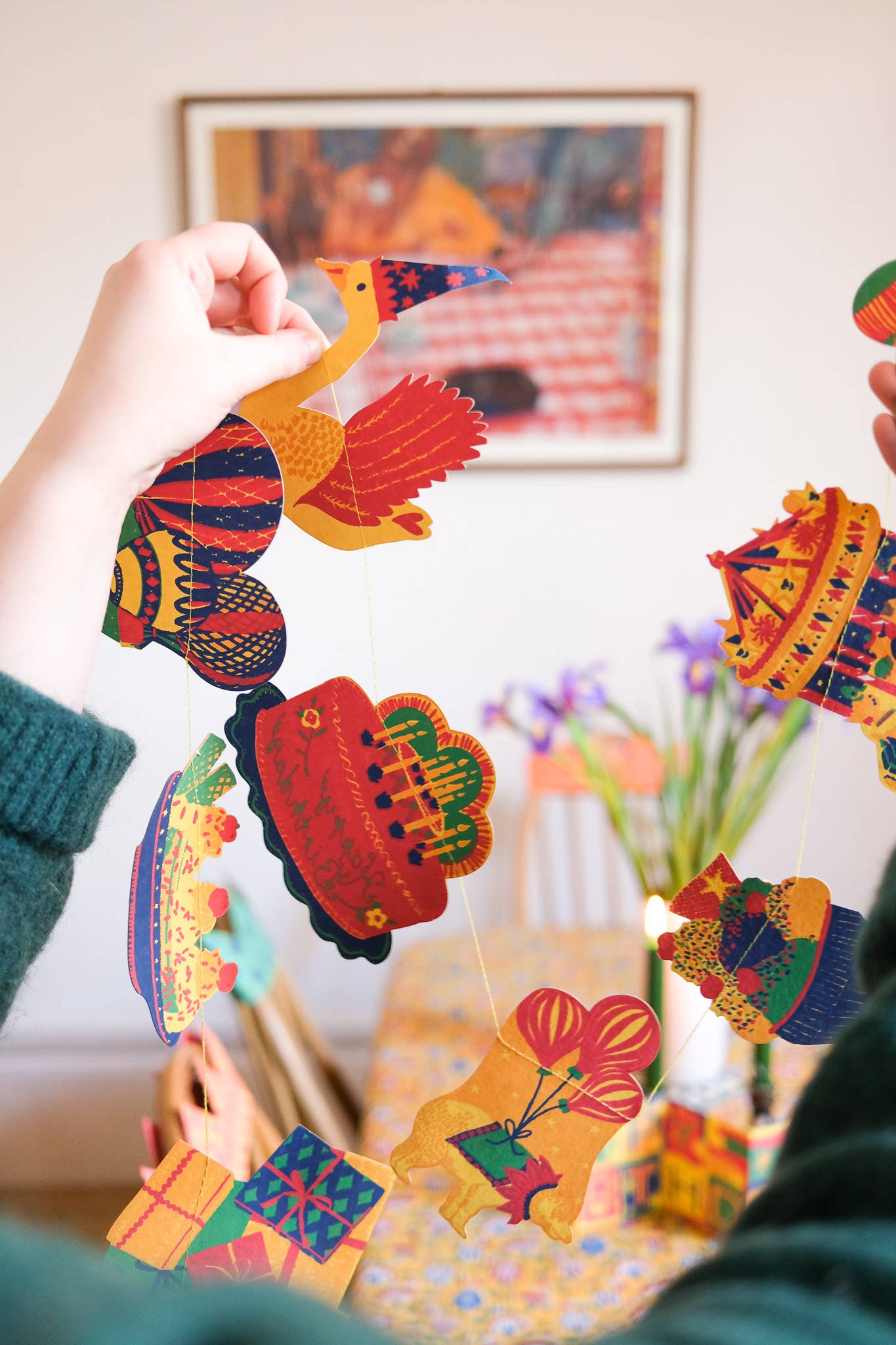 Birthday Party Paper Garland