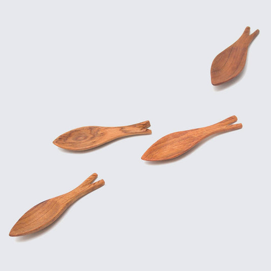 Olive Wood Fish Spoons