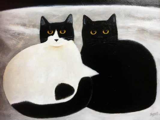 Good Companions Art Greeting Card
