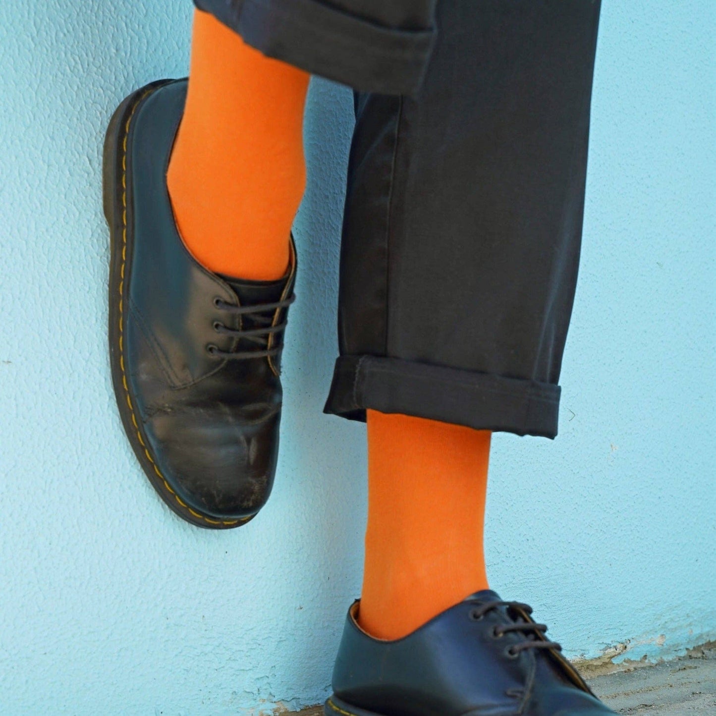 KLUE Organic solid Socks | Orange