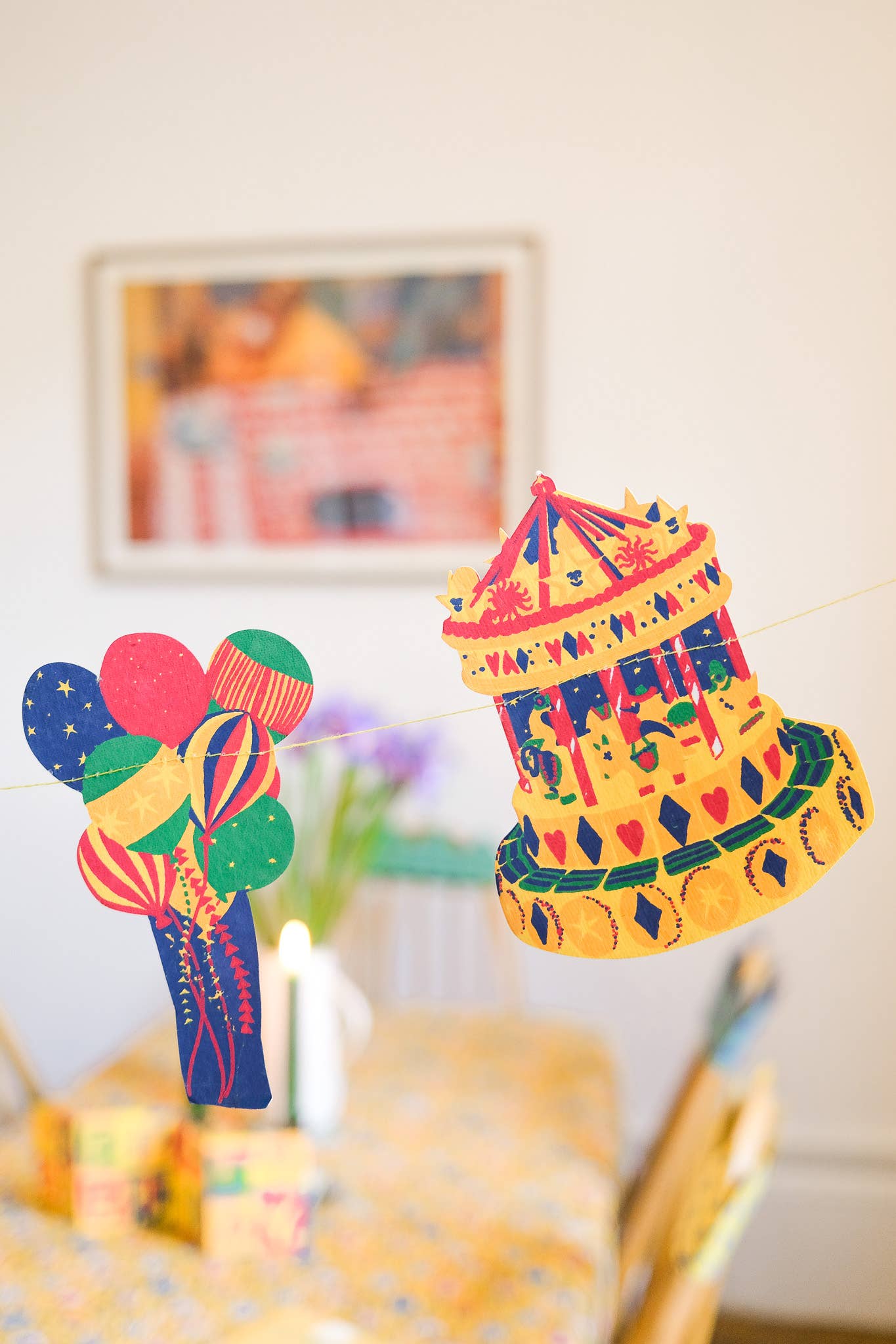 Birthday Party Paper Garland