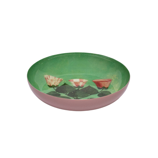 Festival of Flowers Enamel Trinket Tray