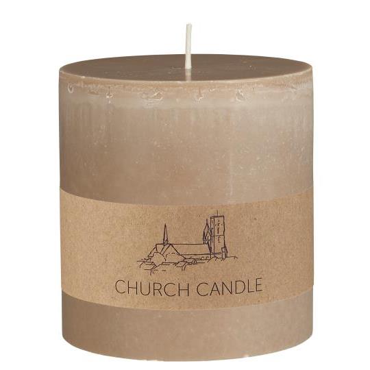Linen Church Candle - Nordic Swan Eco Wax