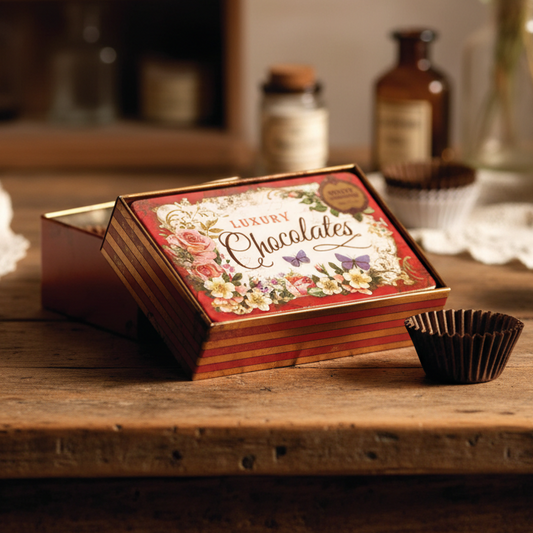 Nostalgic Tin of Chocolates