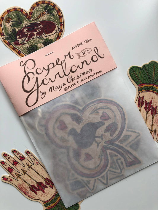 Paper Garland - Rabbit & Radish