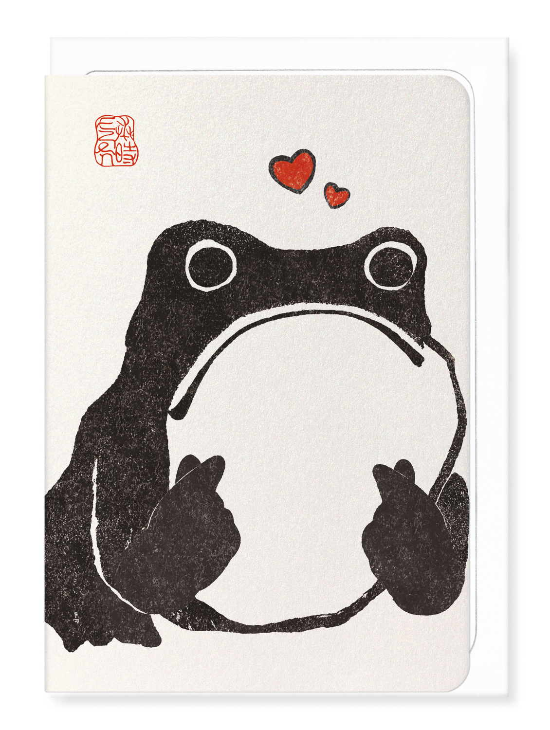 Korean Heart Fingers Greeting Card