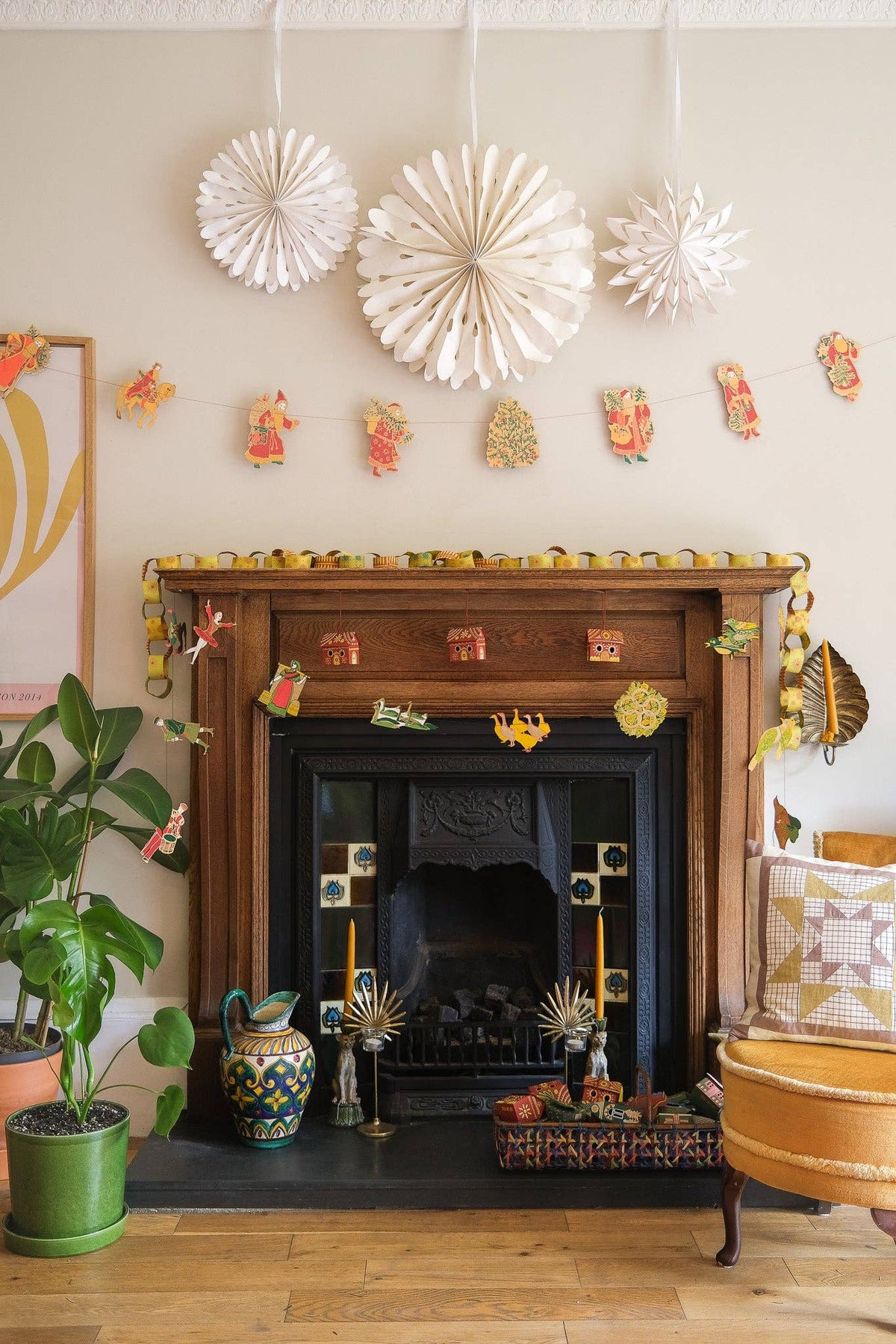 East End Press - 12 Days of Christmas Sewn Garland