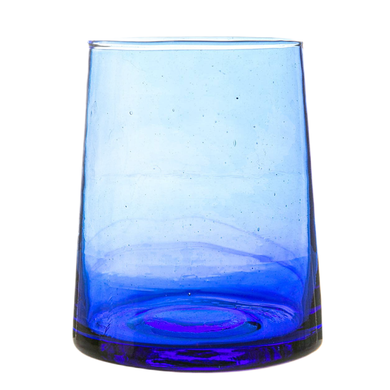 Morrocan Blue Recycled Glass Tumbler