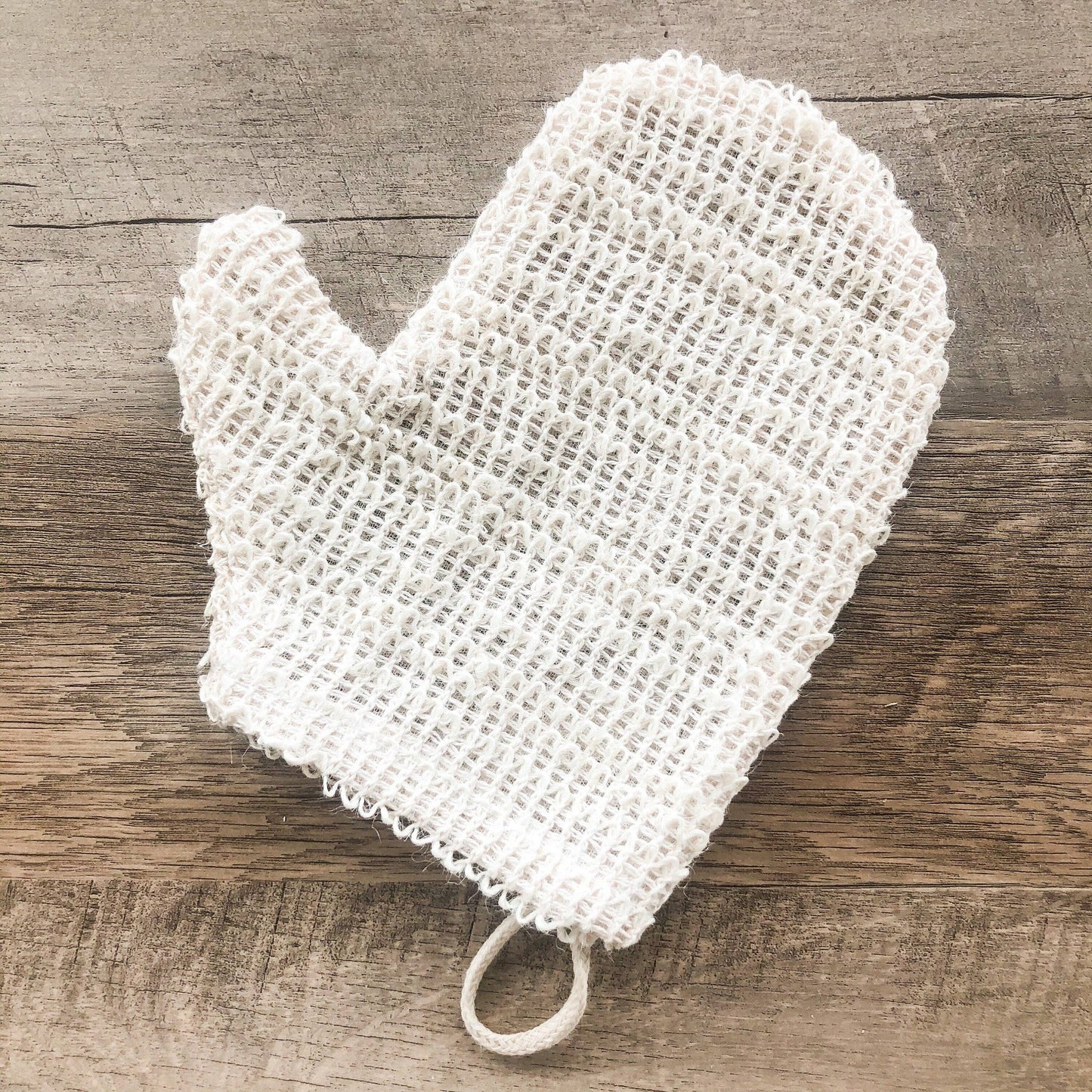 exfoliating sisal eco bath mitt