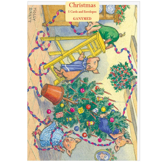 Pig Christmas - Christmas Card Pack of 5