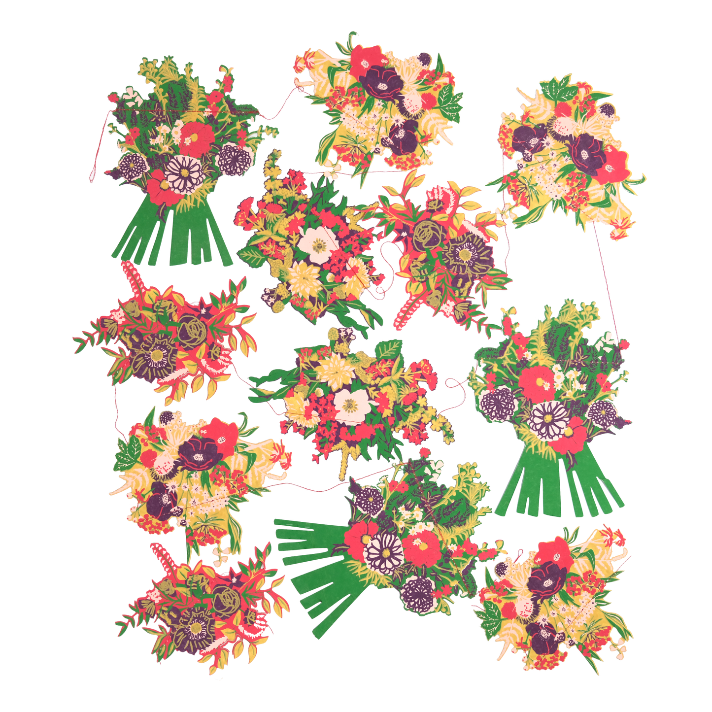 Bouquet Sewn Garland