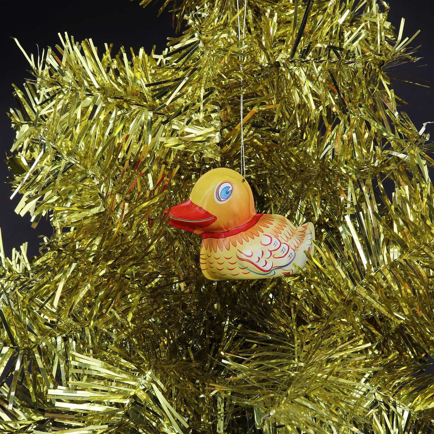 Tin Duck Christmas Tree Ornament