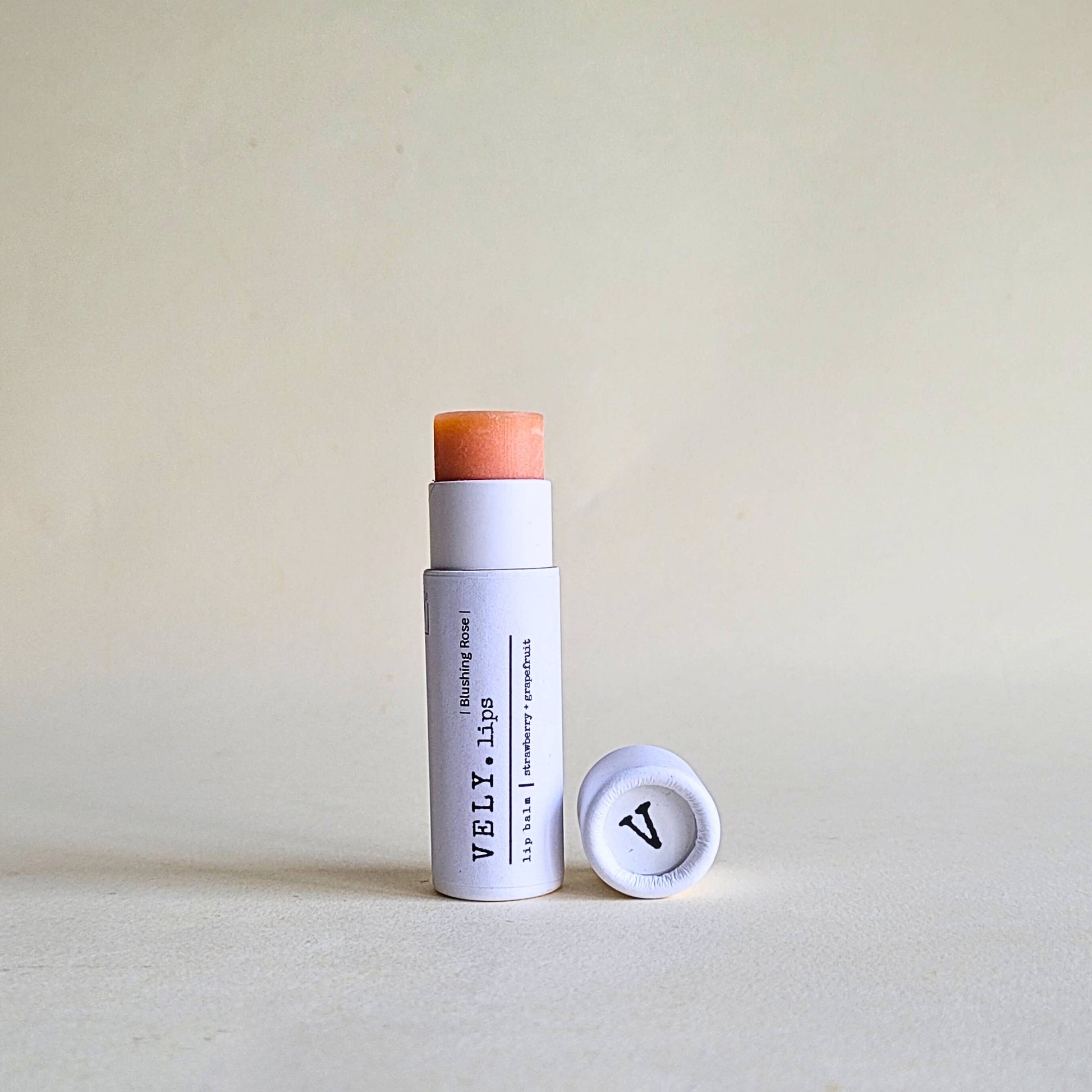 pink tinted natural lip balm