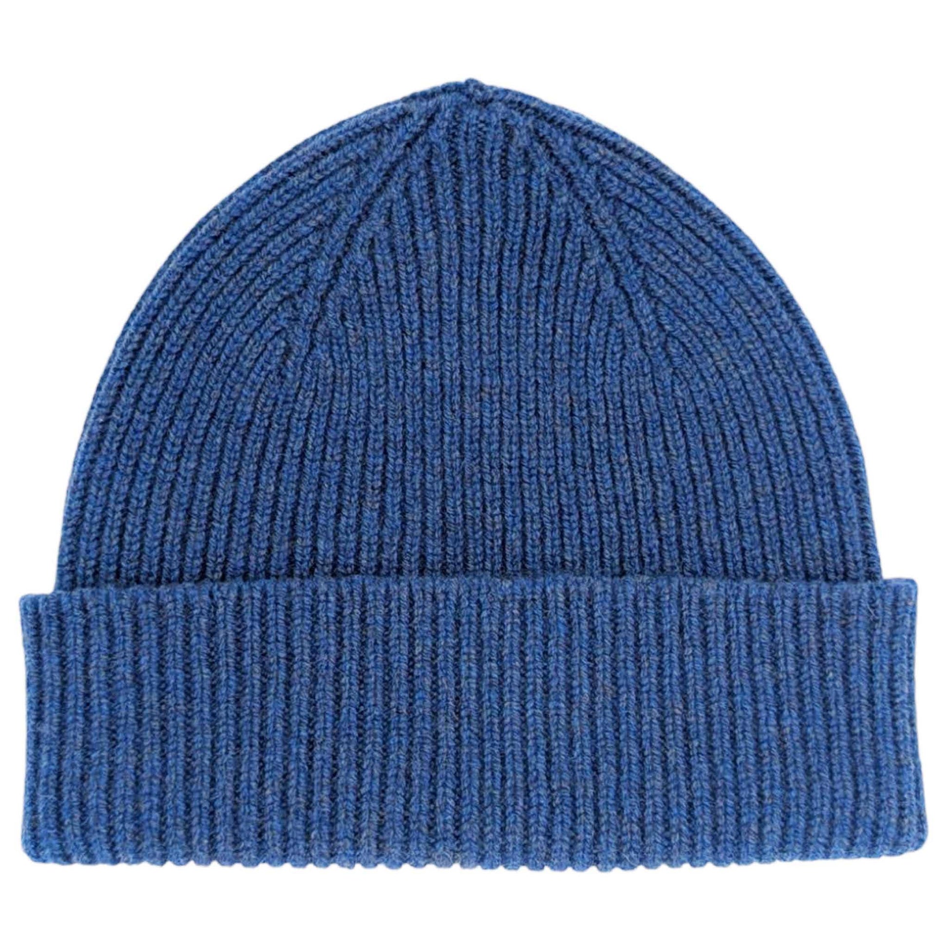 Blue wool hat