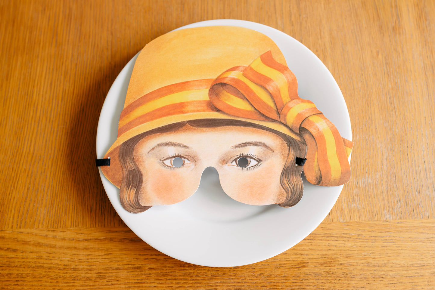 roaring 20's fancy dress paper masks