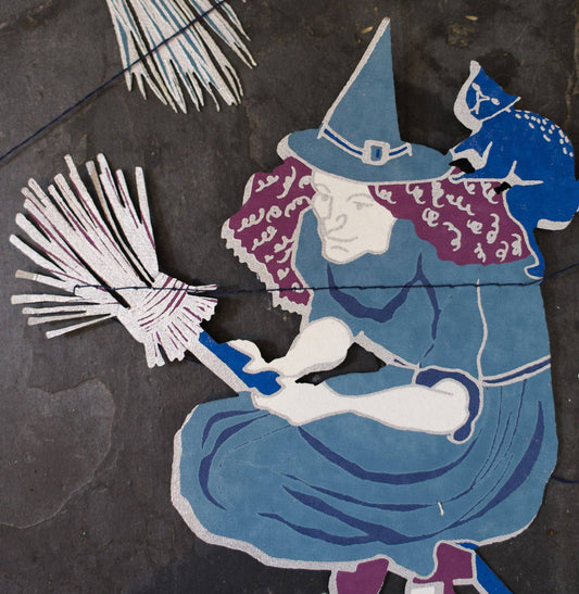 witches paper garland