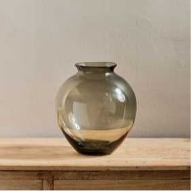smoky brown vase