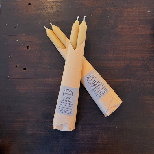 Beeswax & Coconut Taper Candle (Pair)