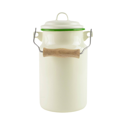 Small Compost/Yoghurt Enamel Pot