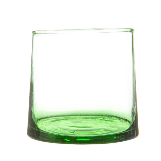Green Recycled Moroccan Glass Tumbler (200ml)