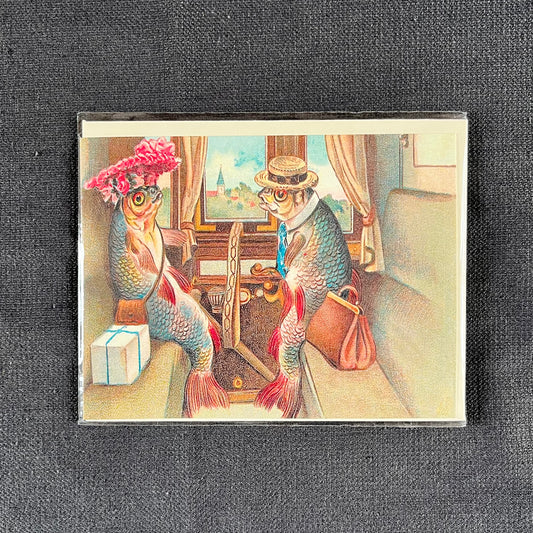 Fishy Outing Little Greetings Card