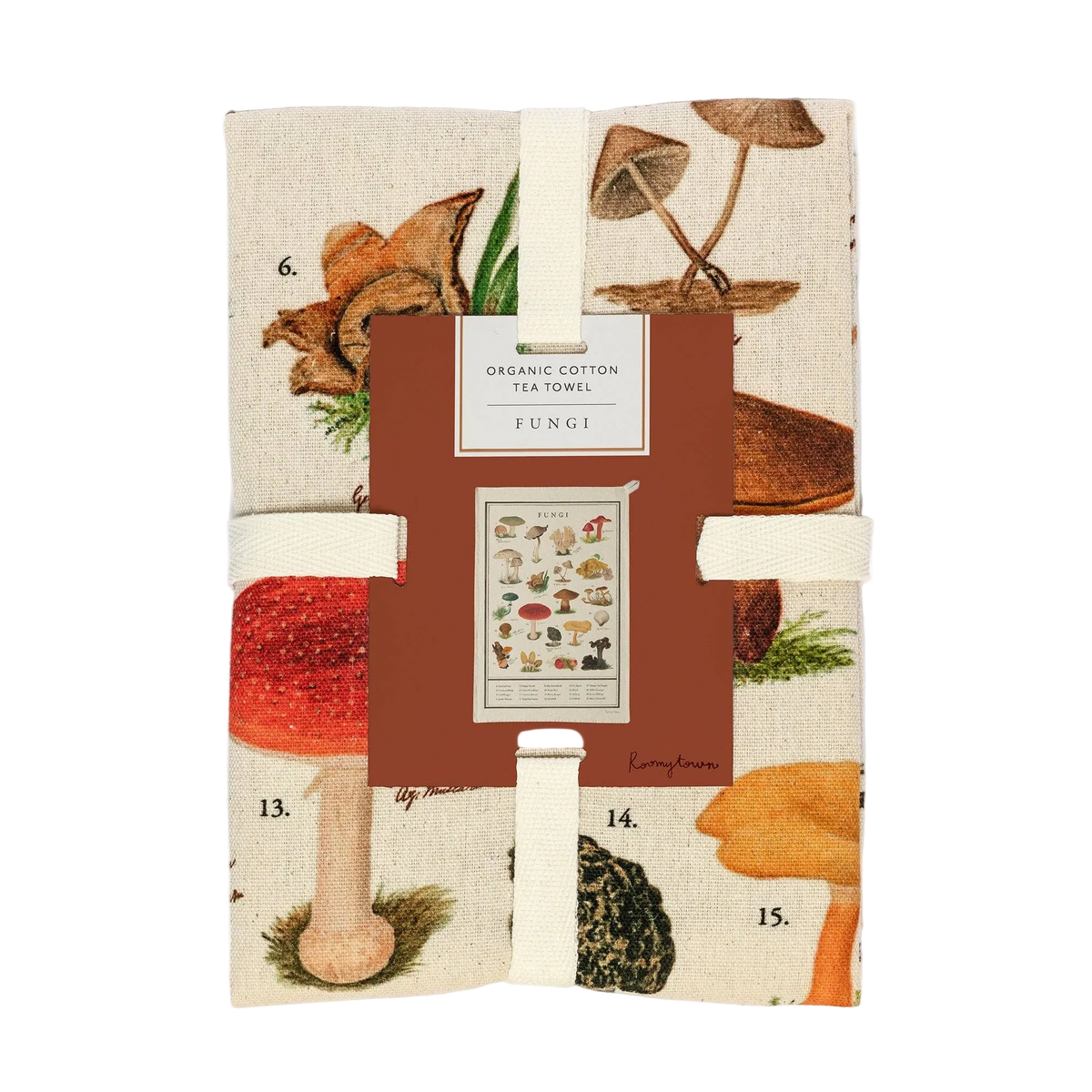 Fungi Organic Cotton Tea Towel