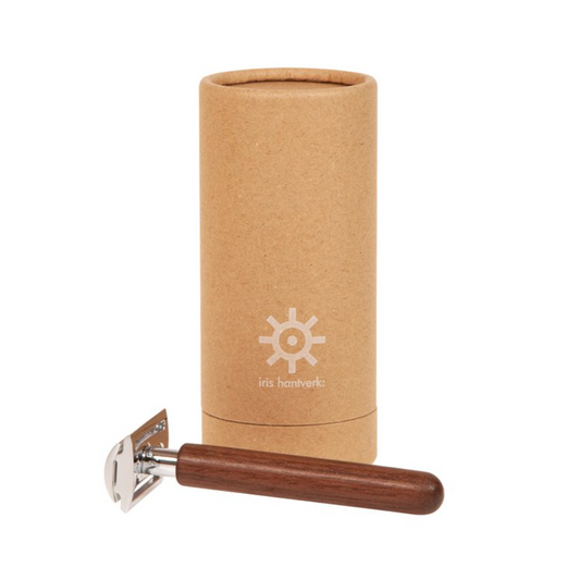 Walnut Wood Safety Razor By Iris Hantverk