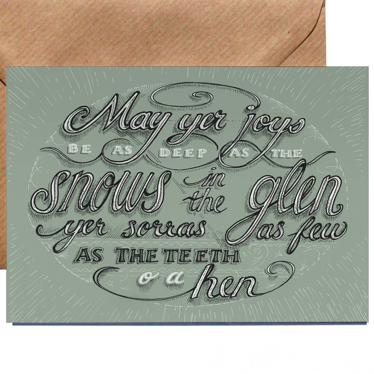 Scottish Wedding Card