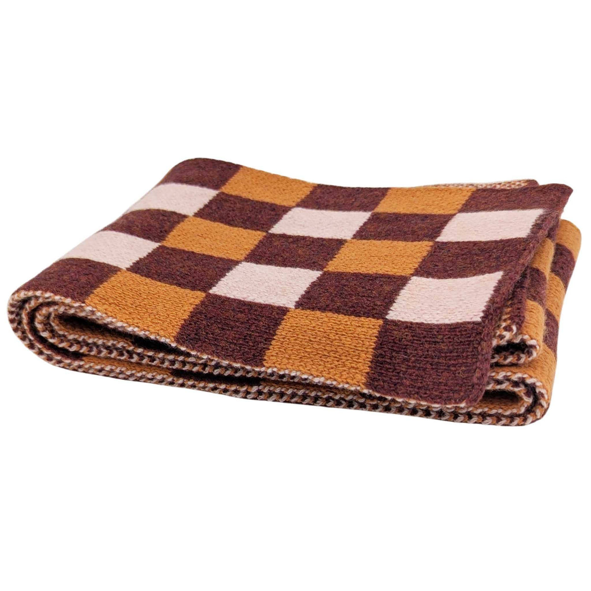 Catherine Tough patterned merino lambswool scarf