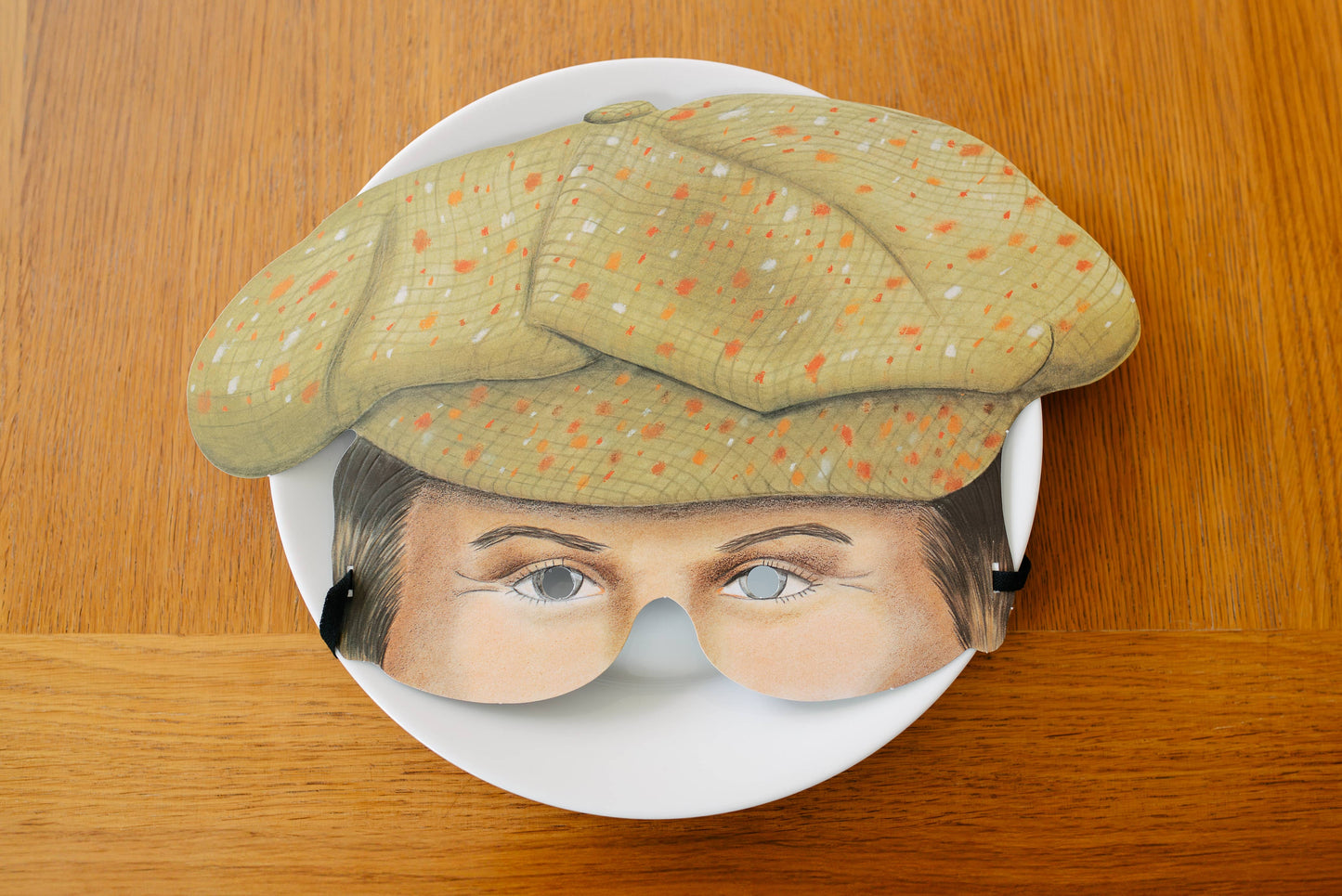 1920's fancy dress paper mask