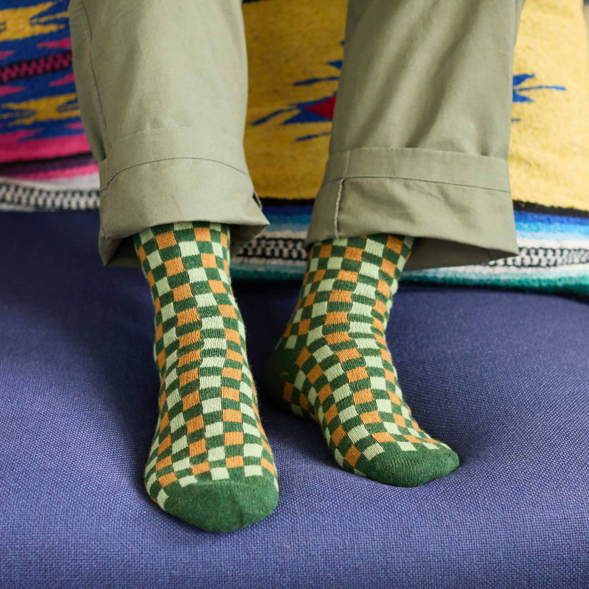 Catherine Tough men's lambswool ankle socks
