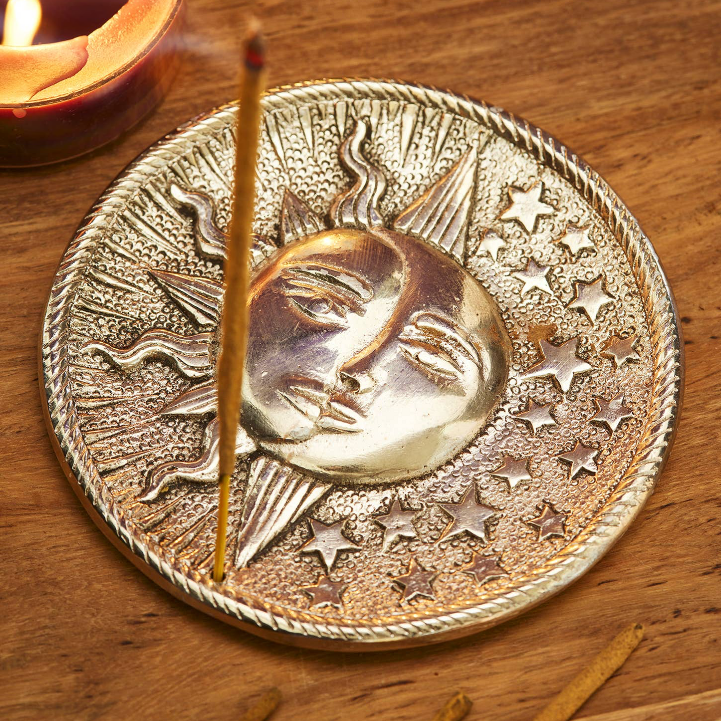 Sun & Moon Incense Holder