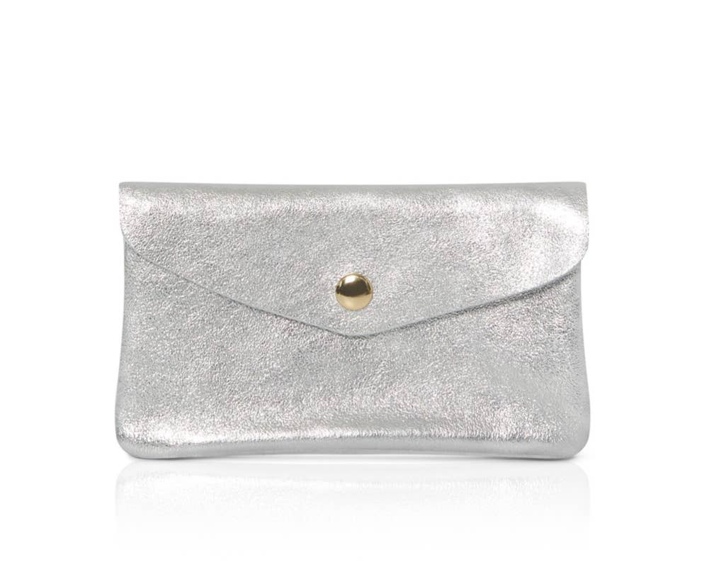 Large Italian Leather Coin Purse