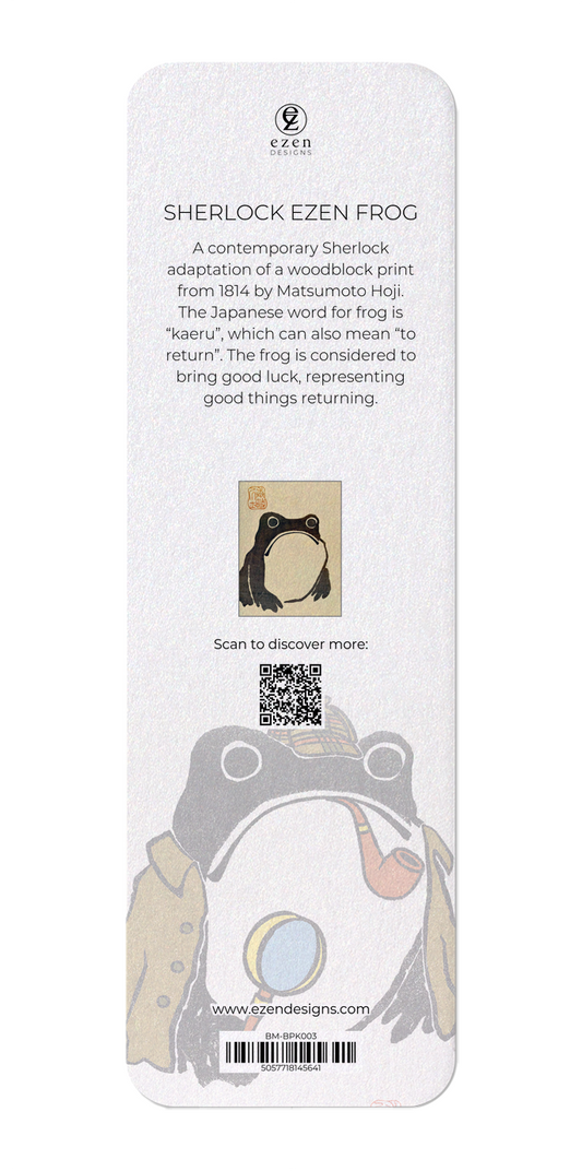 Sherlock Hoji  Frog Bookmark