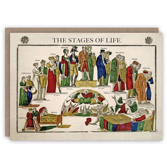 Stages of Life Greetings Card