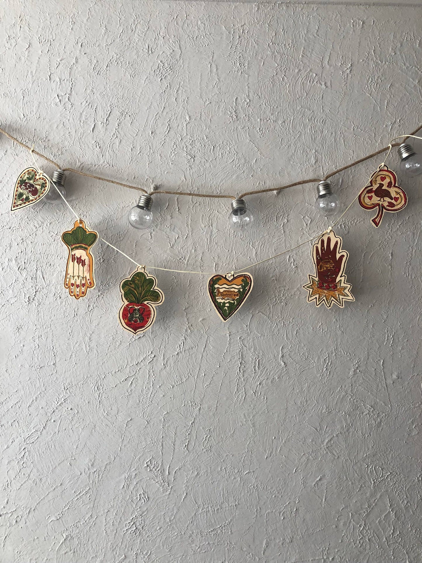 Paper Garland - Rabbit & Radish