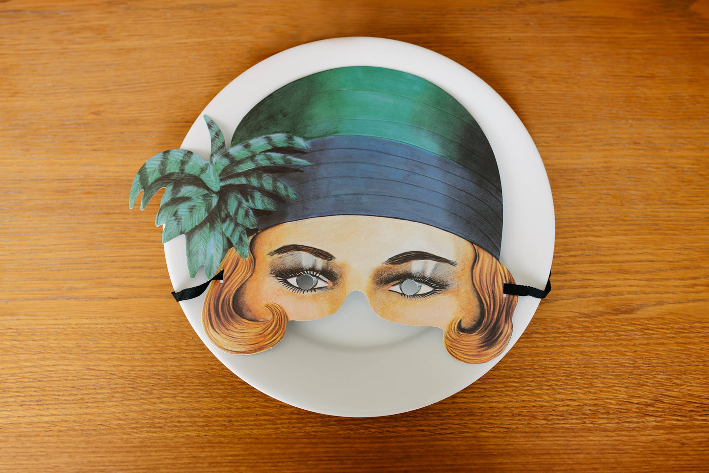 paper party mask nineteen twenties