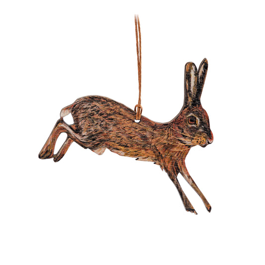 Hare Wood Decoration