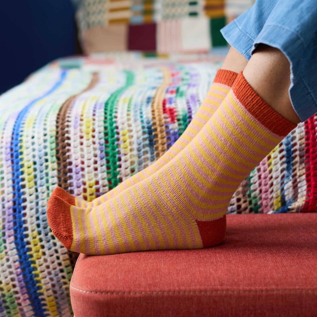 Catherine Tough women's lambswool ankle socks