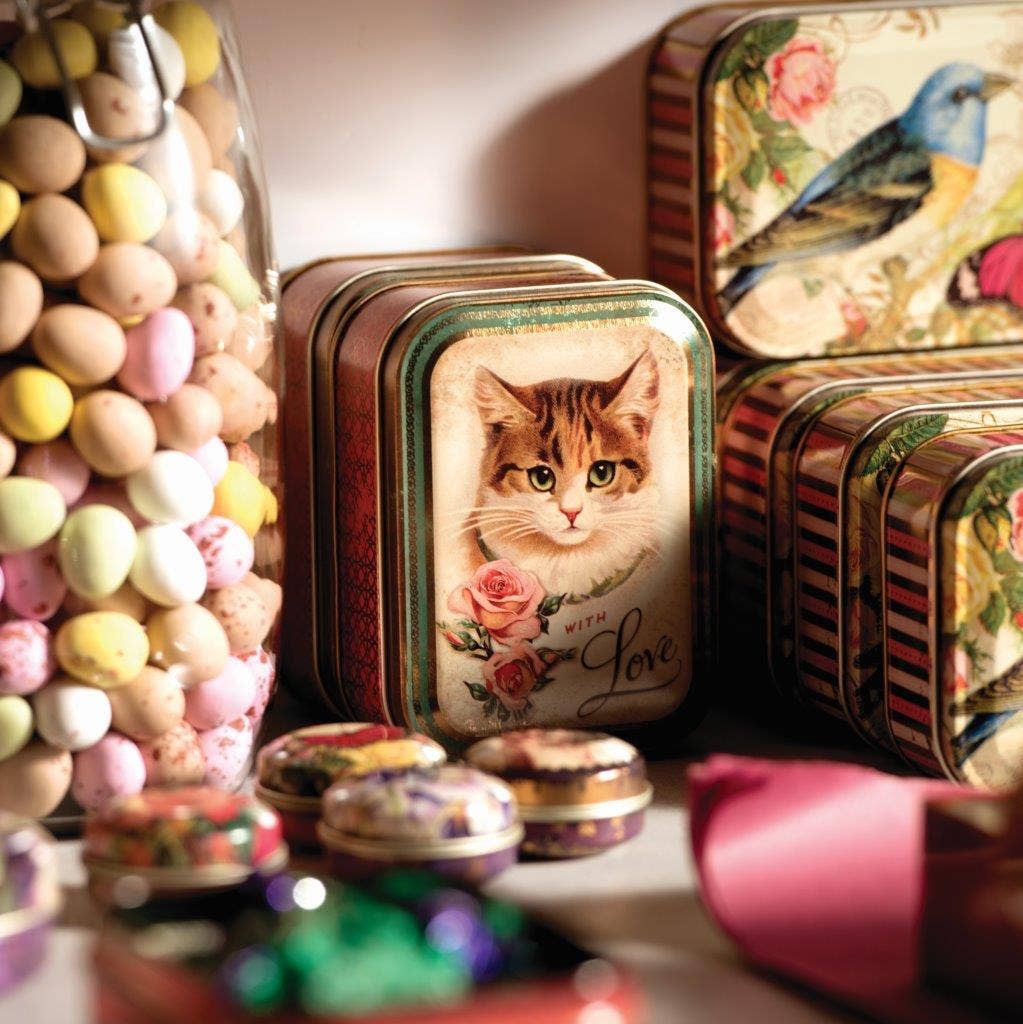 Nostalgia Cat Tin - with Fruit Jellies