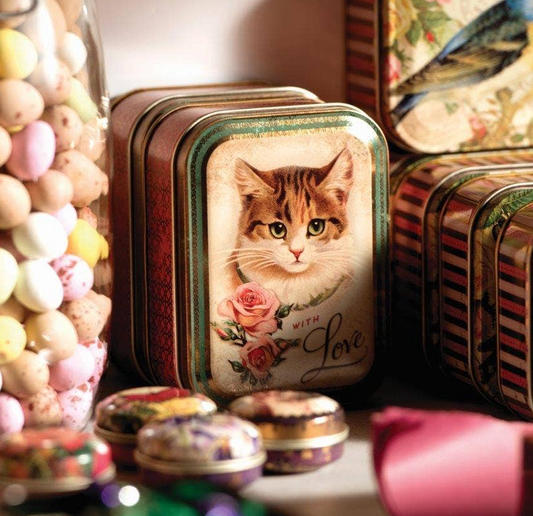 Nostalgia Cat Tin - with Fruit Jellies