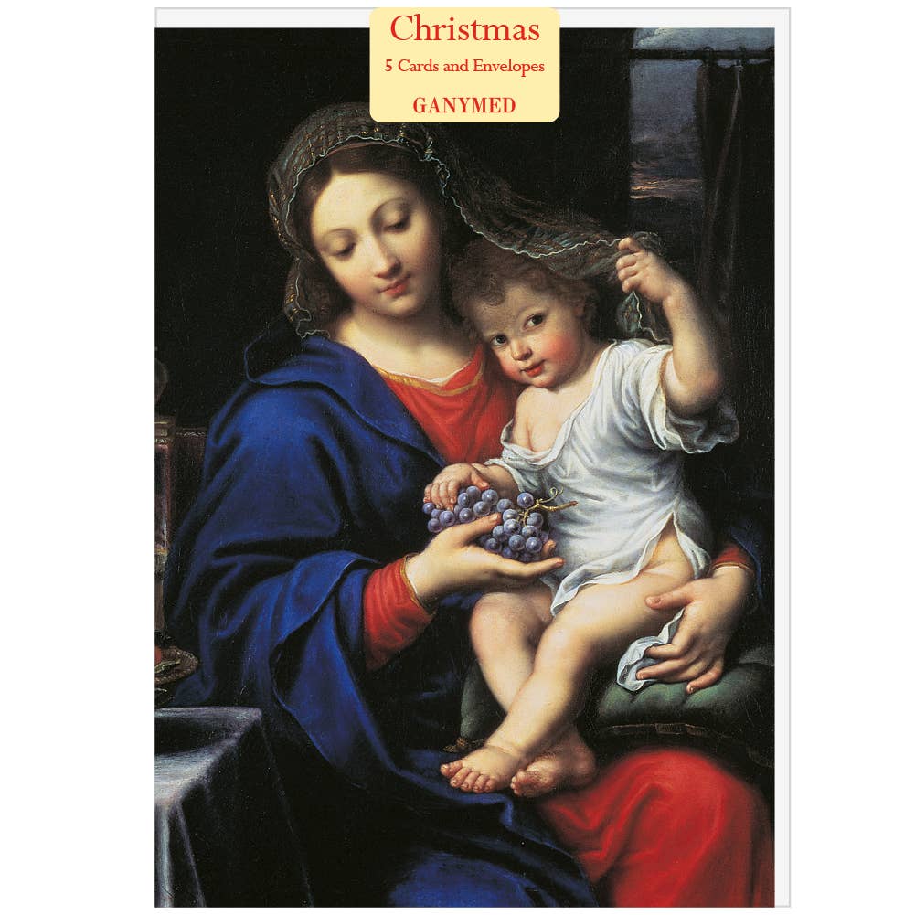 The Virgin of the Grapes - Mary & Child Christmas Card Pack of 5