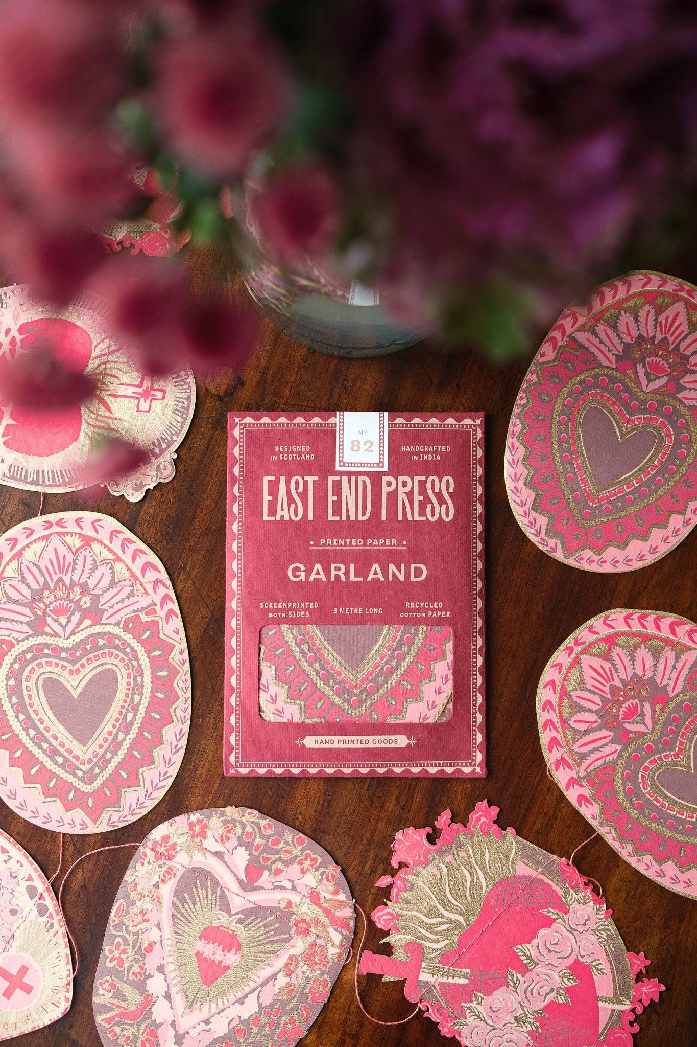 Saint Valentine Sewn Garland